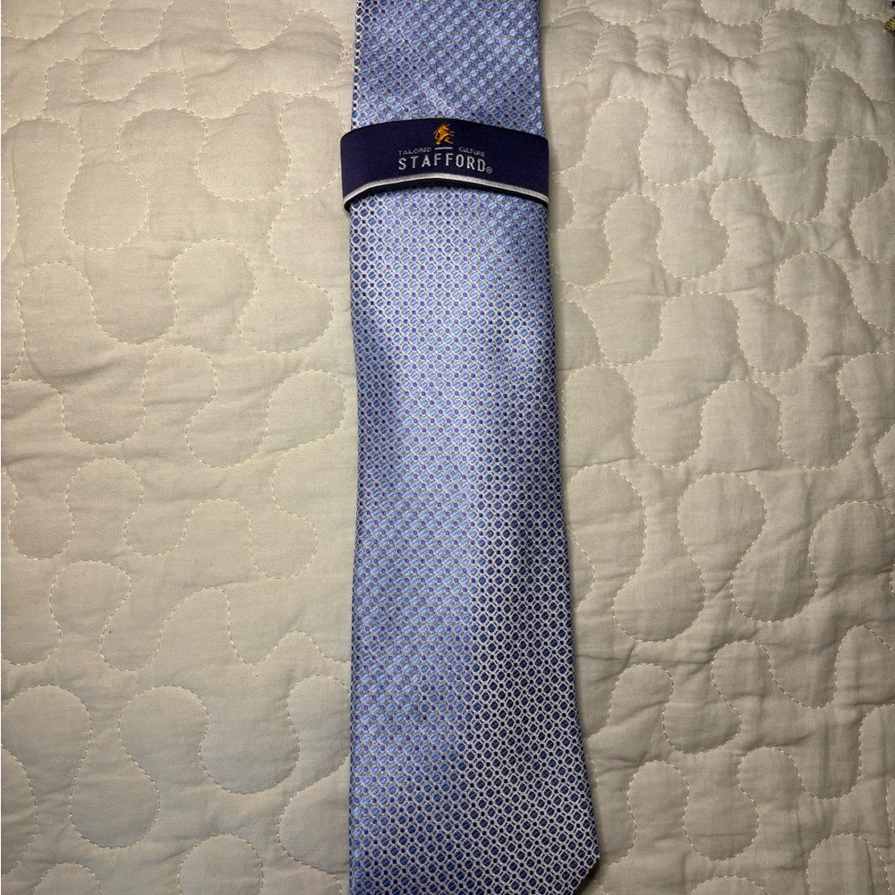 Stafford Light Blue Men's Tie